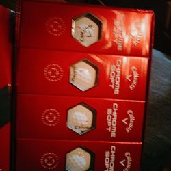New Callaway Chrome Soft Golf Balls