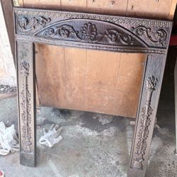 19th Century  Cast Iron Fireplace Facia