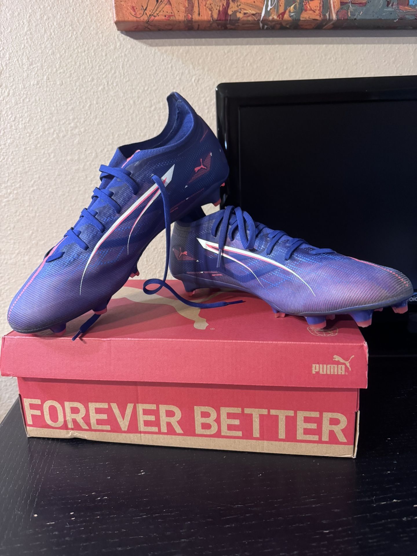 PUMA Ultra 5 Match FG/AG Cleats – Size 12 (With Extras)