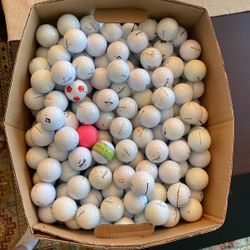 Used Washed Golf Balls -mid Grade