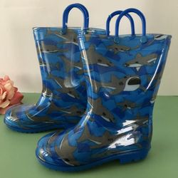 Shark Rain Boots, Size 11