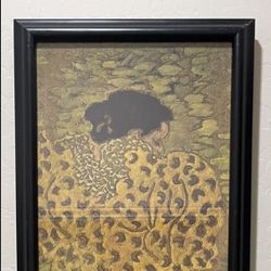 Framed Print The Bathrobe By Pierre Bonnard 14 x 38 Inches PreOwned