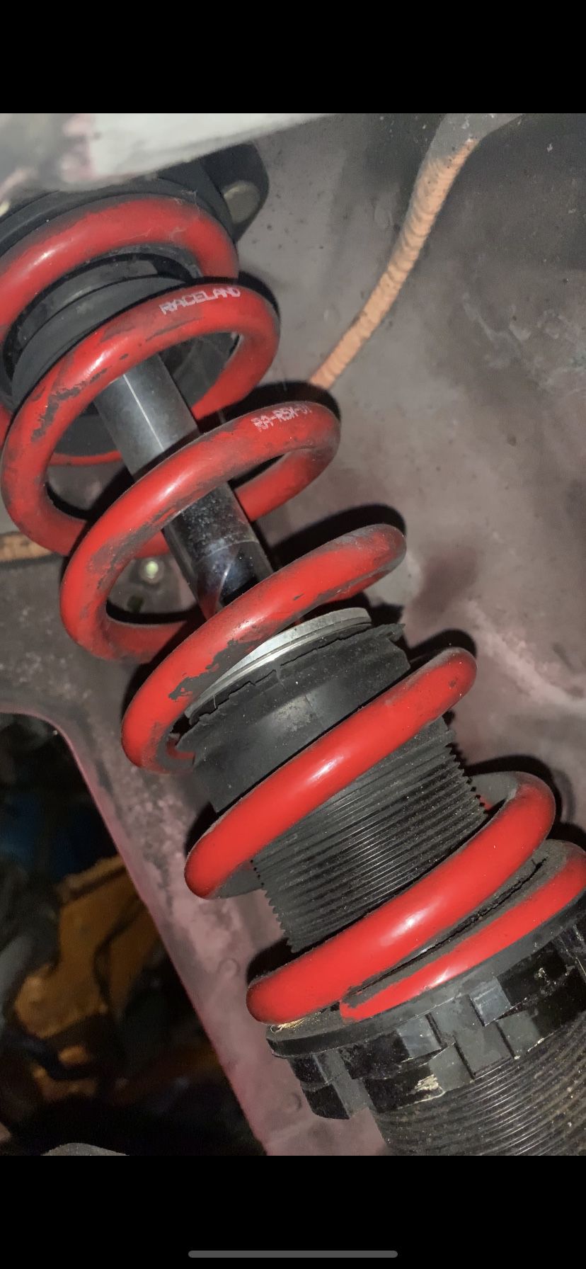 Rsx raceland coilovers coilover suspension spring
