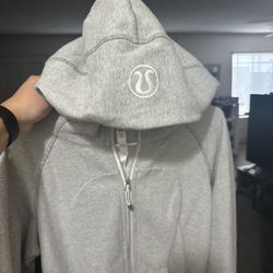 Lululemon Athletic Light Gray Jacket 