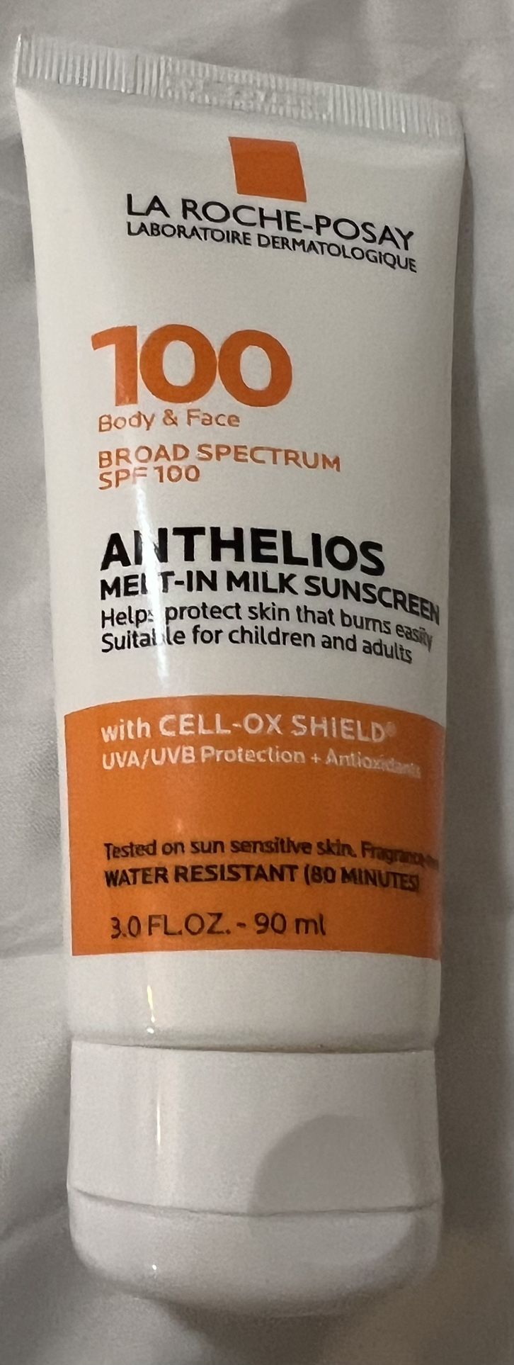 La Roche-Posay Anthelios Melt-In Milk Sunscreen SPF 100, Sunscreen For Body & Face, Broad Spectrum SPF + Antioxidants, Oil Free, For Sun Sensitive Ski