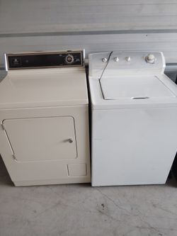 Washer and dryer set gas