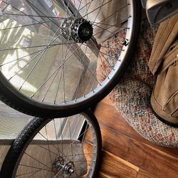 24 Inch Araya Wheels With High Flange Sunshine Hubs