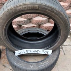245. 45 R18 2 Tires