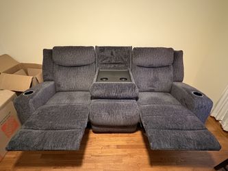 Dark Grey/Black Couch