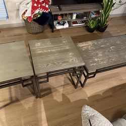 3 table living room set