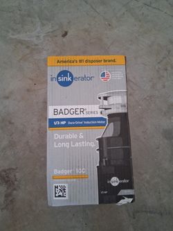 New Garbage Disposal