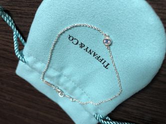 Tiffany diamond & silver bracelet