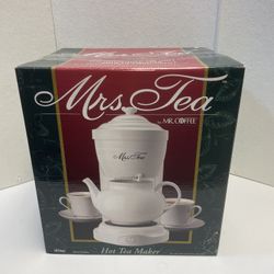 Mrs Tea By Mr Coffee Hot Tea Maker Machine Model HTM1 6 Cup 30oz New In Box