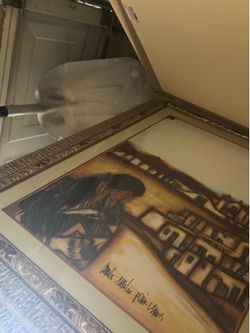 Vintage Hand-Signed Amado Peña Jr. "Taoseña" Print