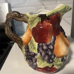 Home Interiors Pitcher Jarra Frutas 🍇 🍈 