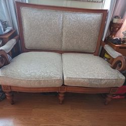      Mid Century Sofa And Love Seat 
