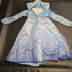 DISNEY store Queen Elsa Travel Costume dress for kid Frozen 2 Size 9/10