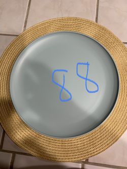 Light Blue Plastic Plates 