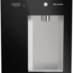 Elkay LBWDM0BC Liv EZ Mechanical Built-in Filtered Water Dispenser - Non-Refrigerated -  Color Midnight Material Tempered Glass, Stainless Steel Brand