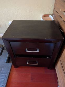 Brown night stand