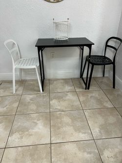 Table and chairs