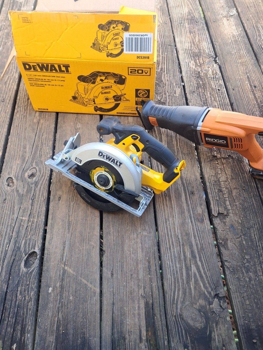 Brand New Skillsaw, And Sawzall,(battery Include)