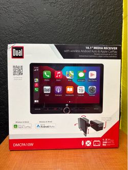 Dual 10.1 Touch Screen Car Radio Brand New In Box Apple And Android Play