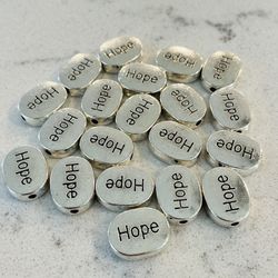 Antique Silver Hope Beads