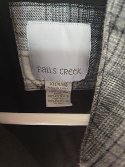 Puffy Flannel ZipUp SWEATER