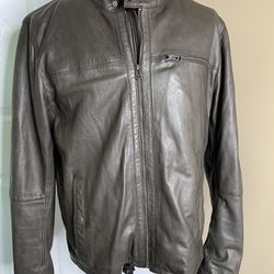Cole Haan Men Size XL Lambskin Leather Jacket