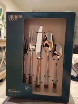 Mingle & Co. 20 Piece Flatware Set