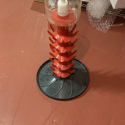 Bottle Rinse And Dry Rack For Homebrewing