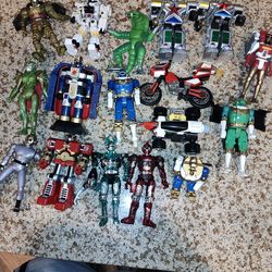 Power Ranger figures