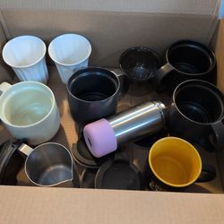 Collection of mugs