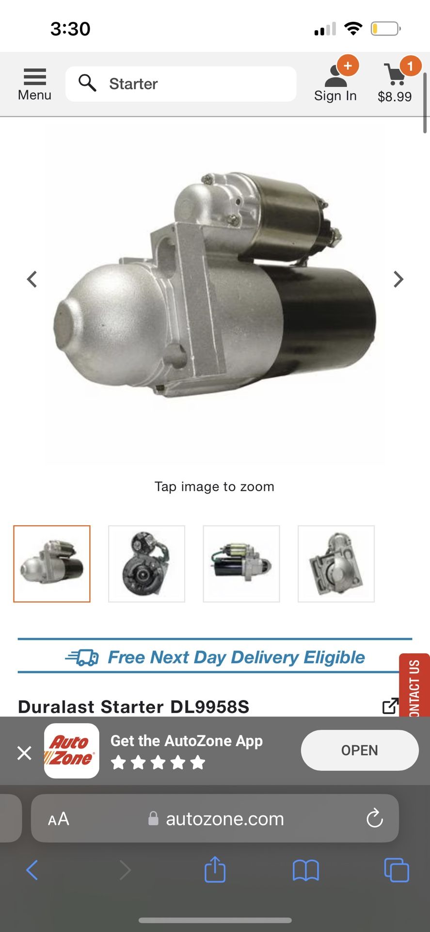 02 Chevy Truck Starter