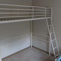 Twin Size Loft Bed Frame, Tall