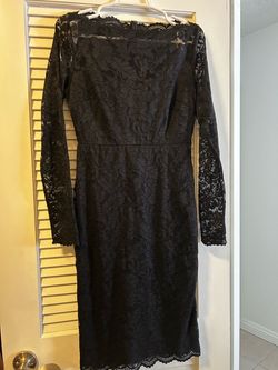 Lulus Black Lace Dress Size Large
