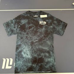 Death Row Records deep blue and black tie-dye Small t-shirt