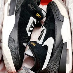 Size 12 Jordan 3 Retro Tinker SP Black Cement 2019 CK4348-007.
