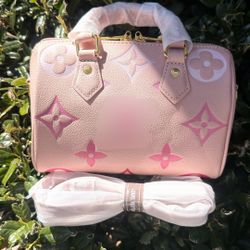 Monogram pink speedy bag