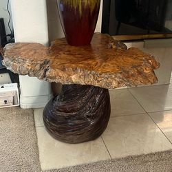 Unique Wooden Side Table 