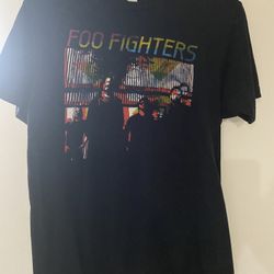 Foo Fighters Analog Black Cotton T-Shirt. Men's Medium