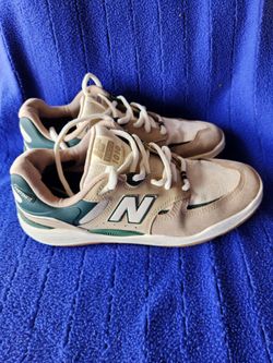 New Balance Numeric Tiago 1010 Tan & Green Skate Shoes