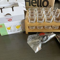 Shot Glasses And Holder Glassware Drinking