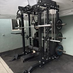 ‼️All In One Home Gym- Squat Rack, Functional Trainer, Smith Machine FREE DELIVERY