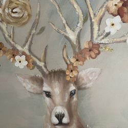 Reindeer Canvas 