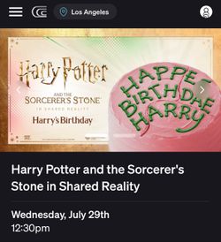 Harry Potter COSM LA experience
