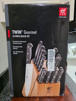 ZWILLING TWIN Gourmet 18-pc Razor-Sharp German Block Knife Se