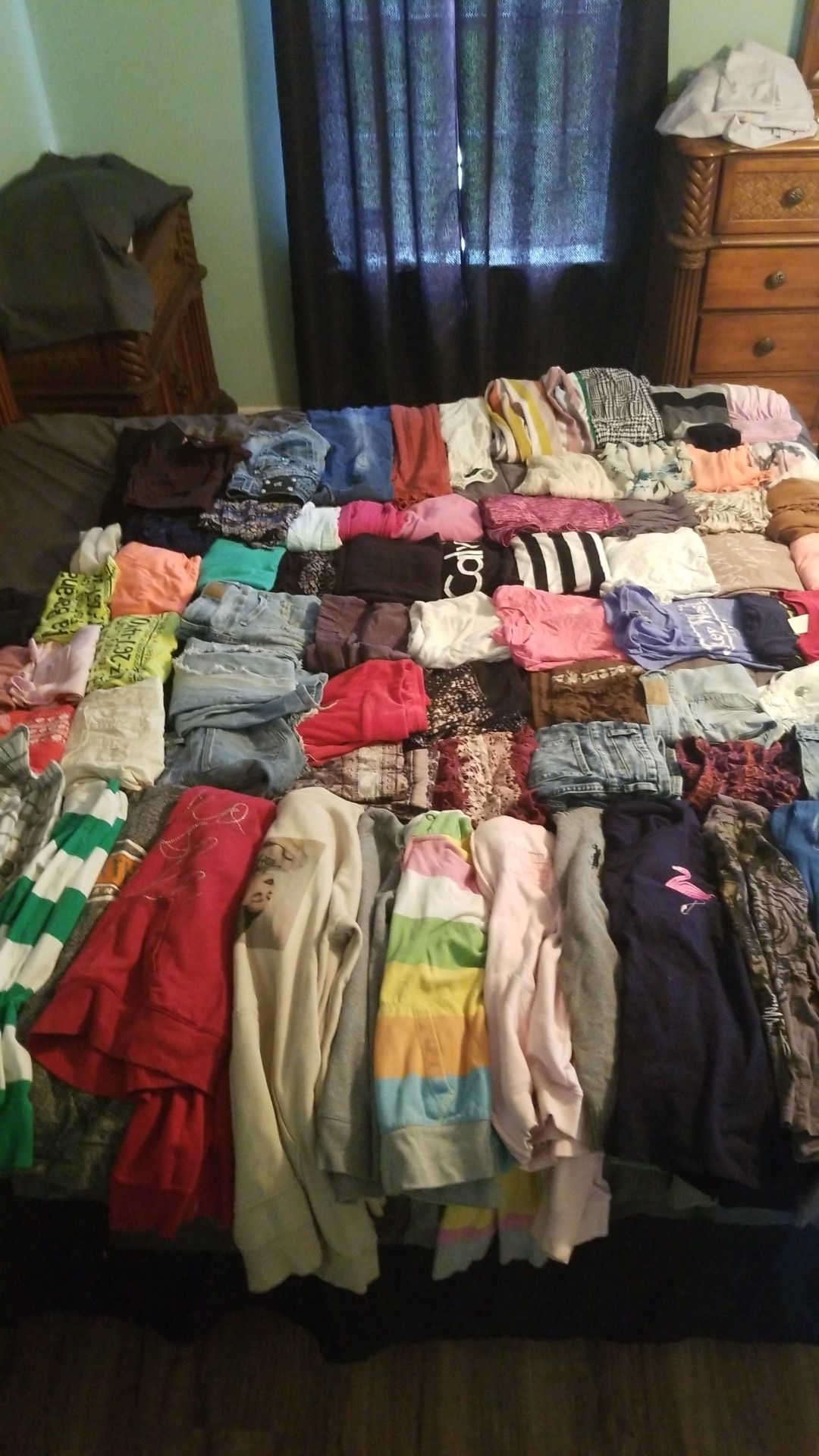Womans cloths, over 75 pieces
