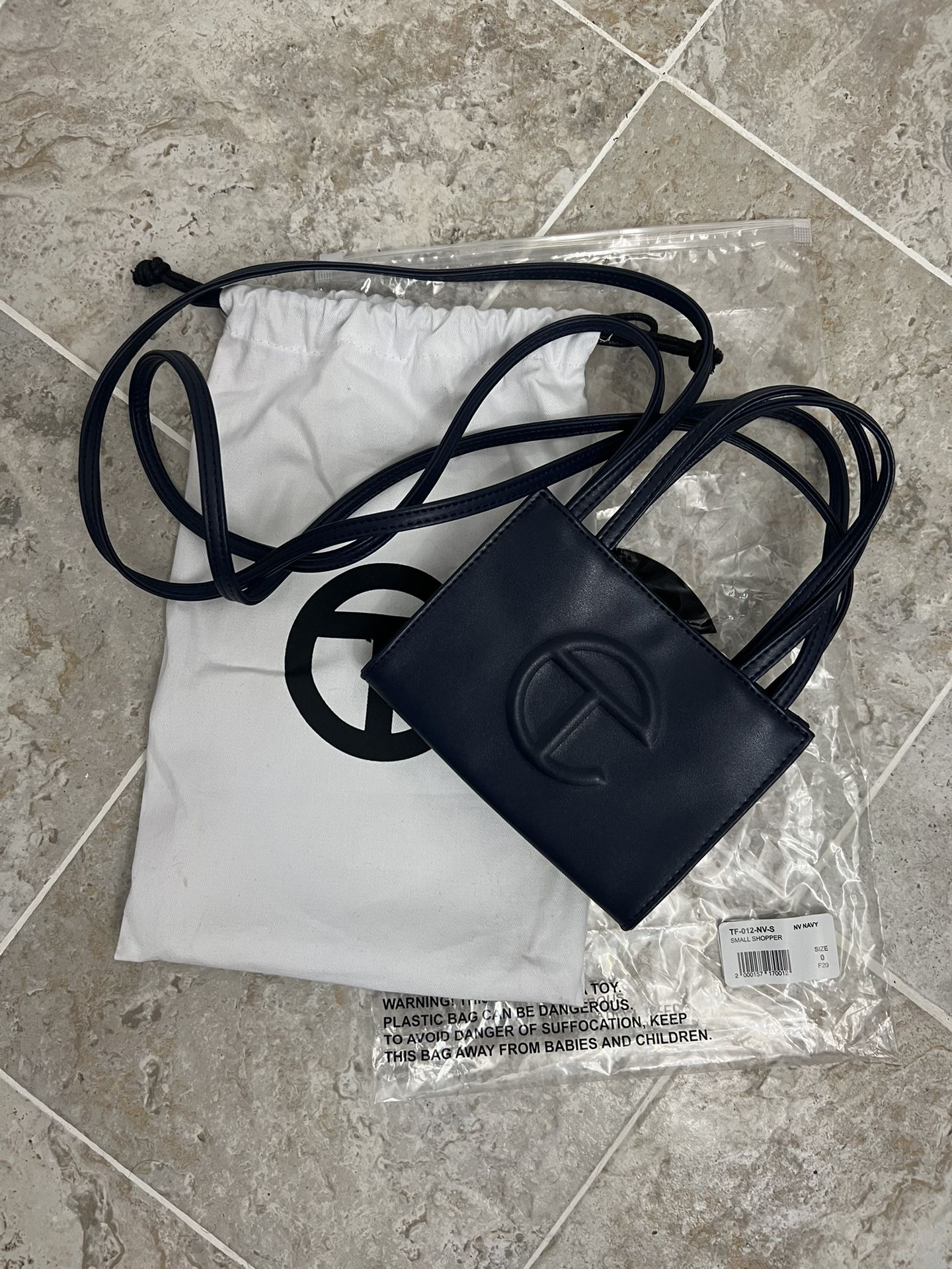 Telfar Small Navy Shopping Bag